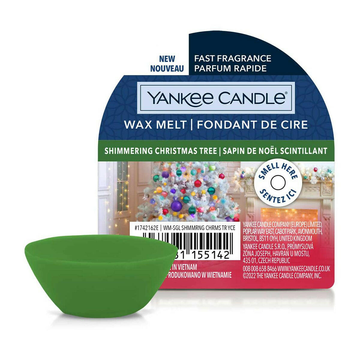 Yankee Candle Scented Wax Melt - Shimmering Christmas Tree GOODS Boots