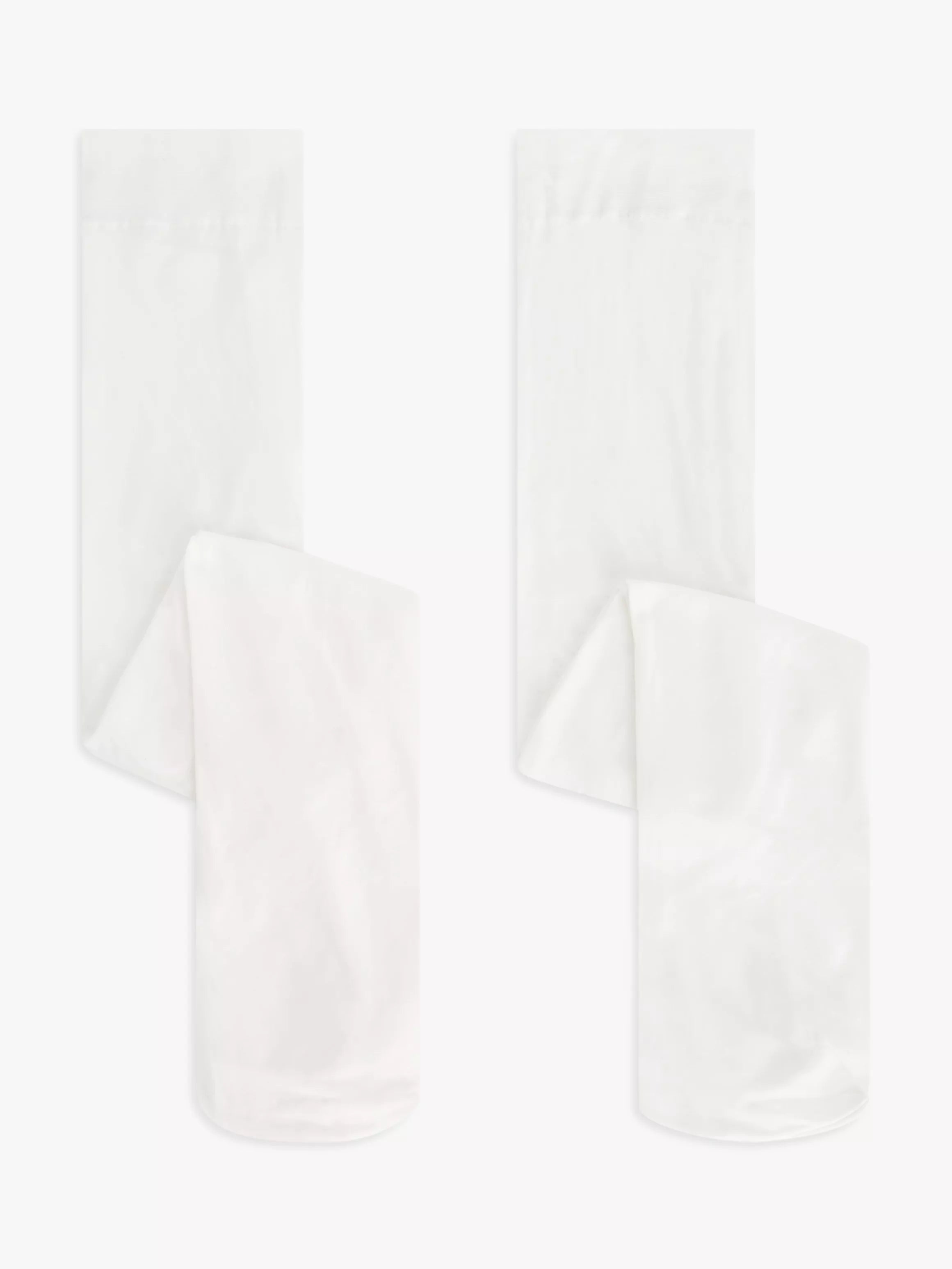 John Lewis Kids' Opaque Tights, Pack of 2 - McGrocer