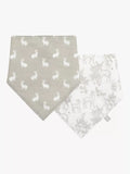 The Little Tailor Baby Muslin Bibs, Pack of 2 - McGrocer