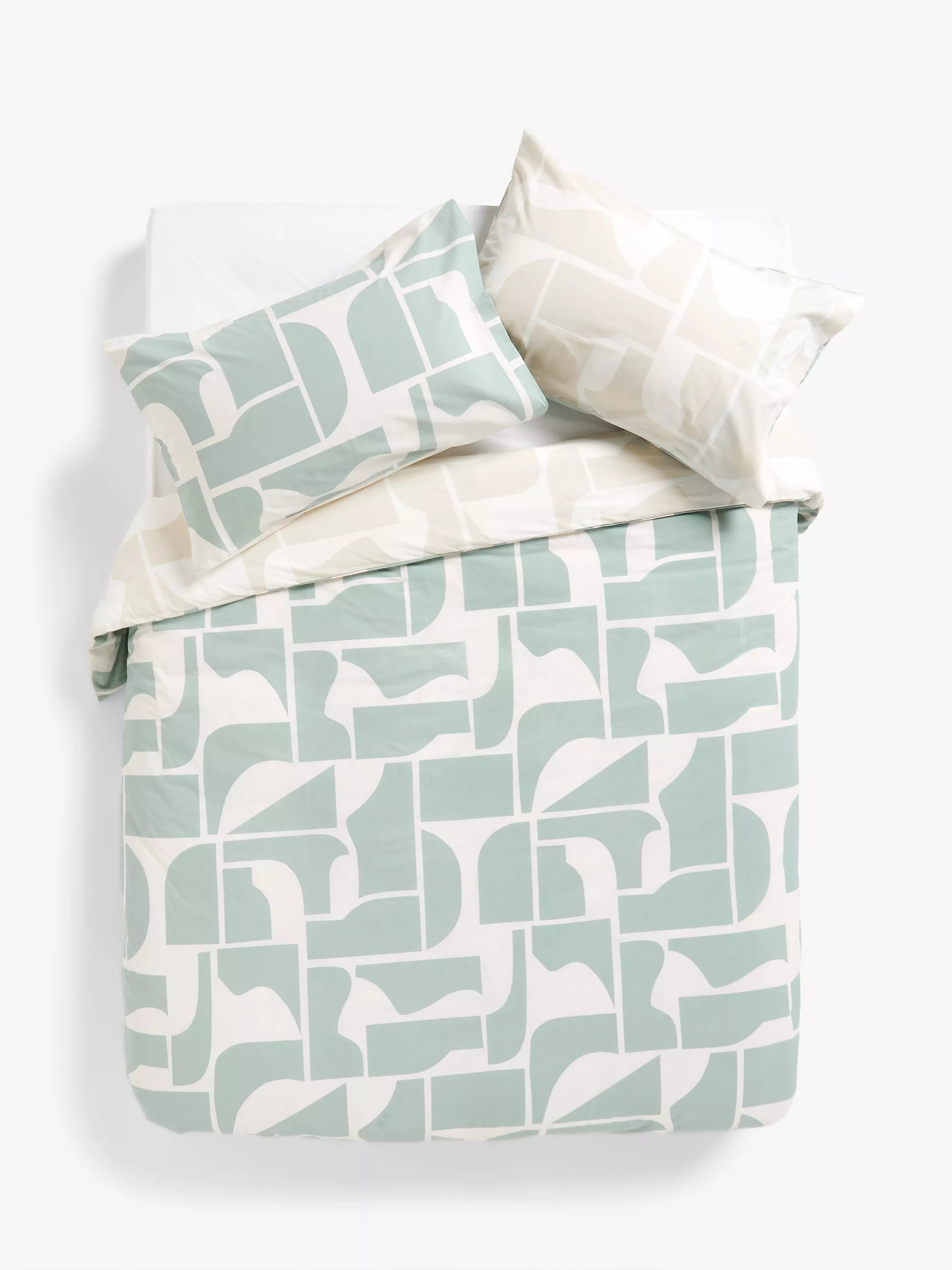 John Lewis Anyday Assemble Reversible Duvet Cover Set - McGrocer