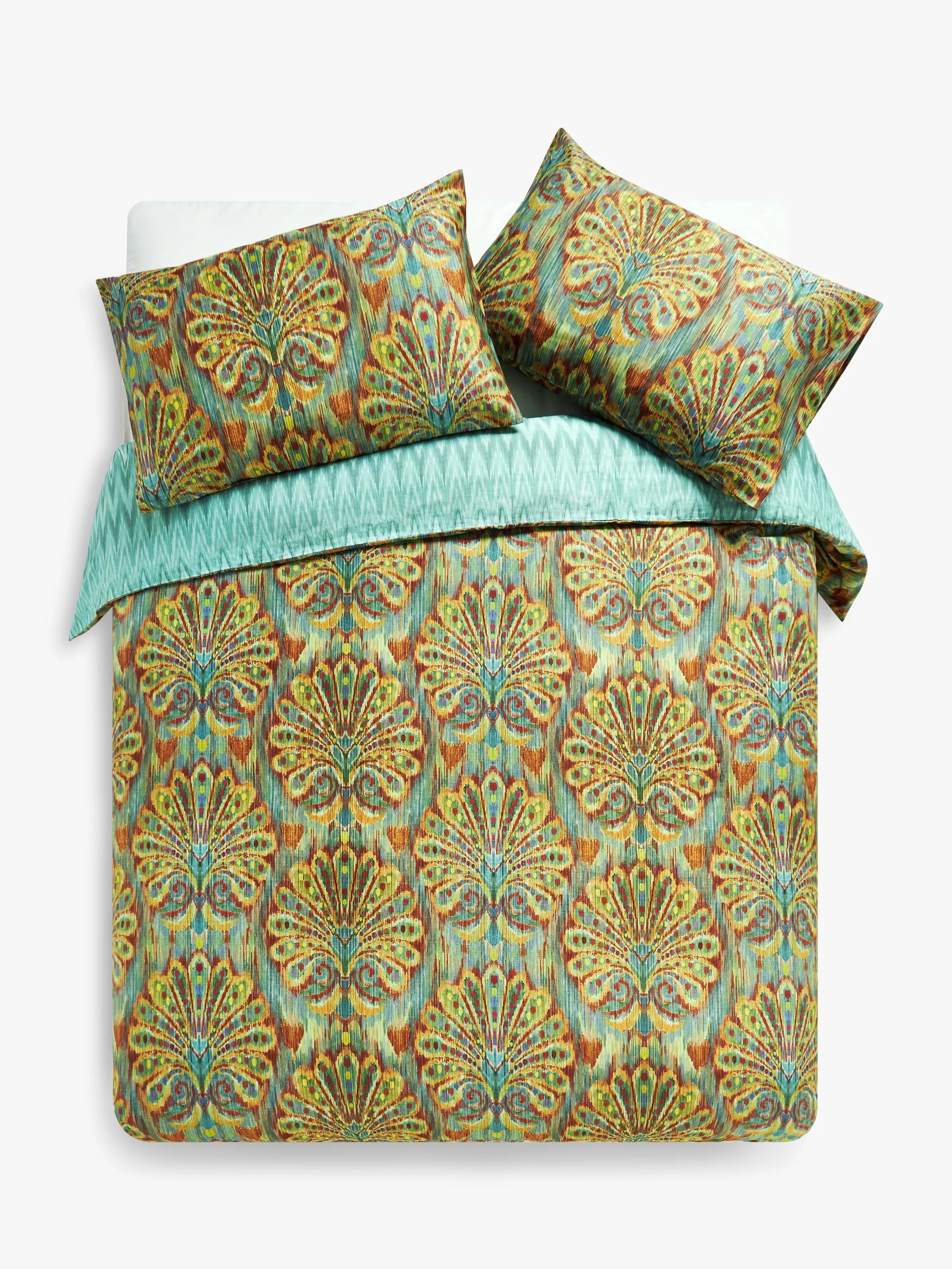 John Lewis + Matthew Williamson Pea Emblem Duvet Cover Set - McGrocer