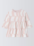 John Lewis ANYDAY Baby Splice Dress, Pink - McGrocer