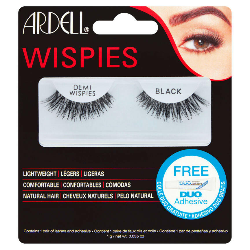 Wispies Lashes Demi Black GOODS ASDA