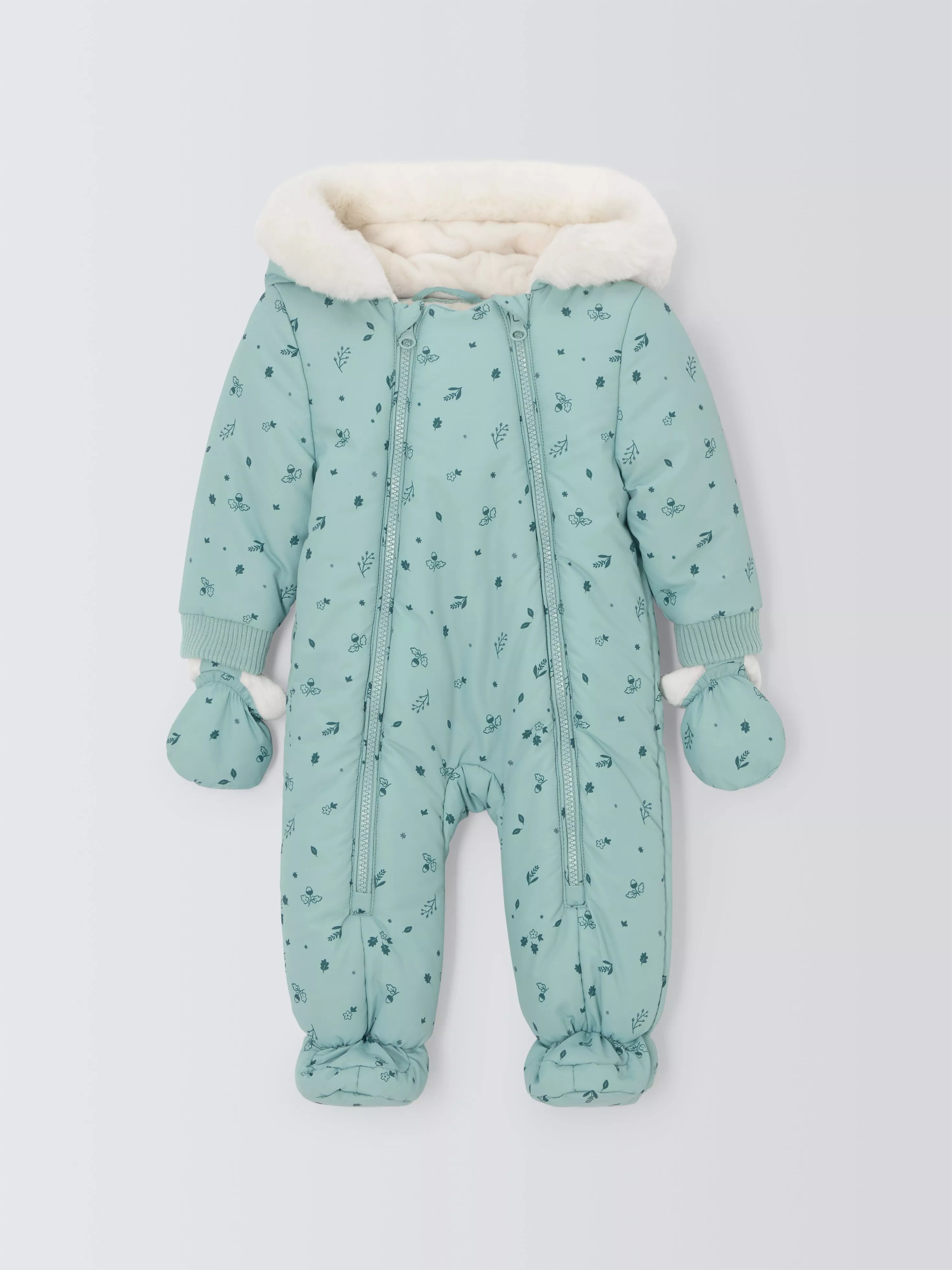 John Lewis Baby Acorns Snowsuit, Multi - McGrocer