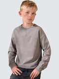 Angel Rocket Kids Long Sleeve Tee Taupe