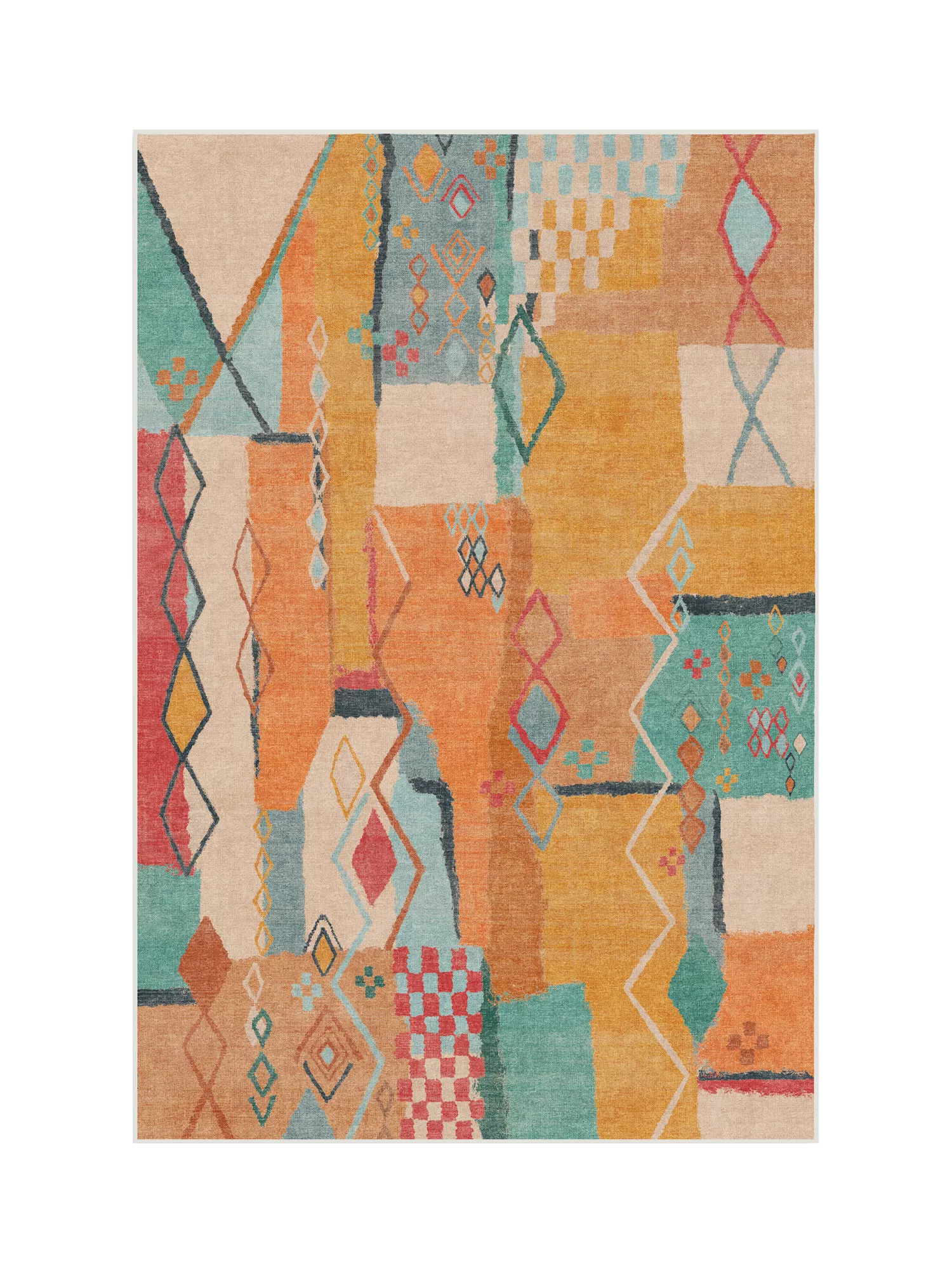 Ruggable Espada Rug, Multi - McGrocer