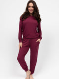 Cyberjammies Yasmin Jersey Pyjama Set Ox Blood