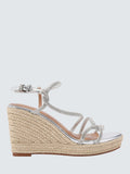 Kg Kurt Geiger Primrose Wedge Espadrilles - Silver