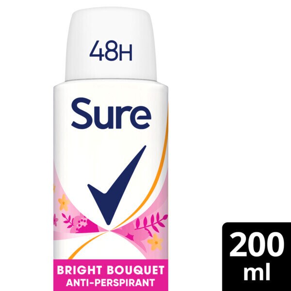Sure Women Bright Bouquet Anti-Perspirant Aerosol 150ml GOODS Superdrug 200ML