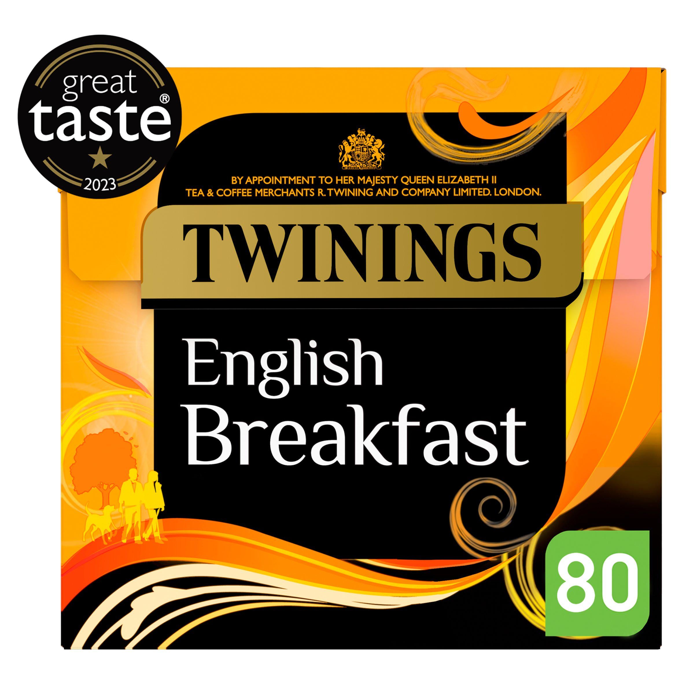 Twinings English Breakfast Plant Based Tea Bags x80 200g GOODS Sainsburys