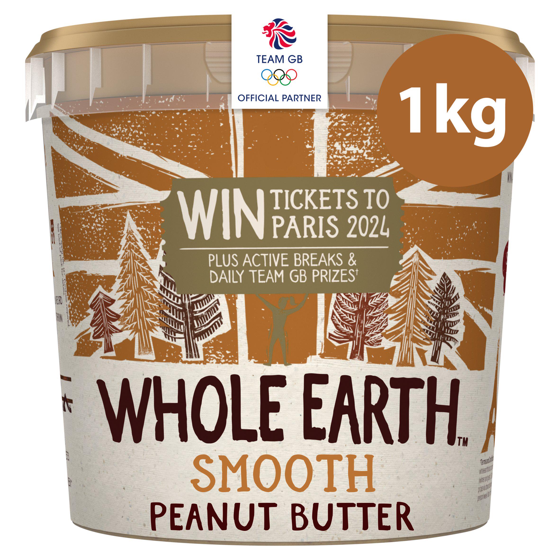Whole Earth Smooth Peanut Butter 1kg GOODS Sainsburys