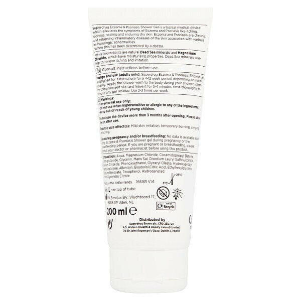 Superdrug Eczema & Psoriasis Shower Gel GOODS Superdrug