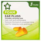 Superdrug Soft Foam Ear Plugs 3 Pairs GOODS Superdrug