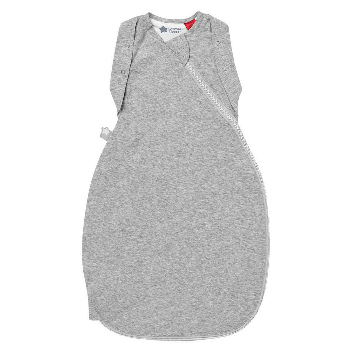 Tommee Tippee Baby Sleep Bag for Newborns, The Original Grobag Swaddle Bag, 0-3m, 1.0 Tog - Sky Grey Marl GOODS Boots