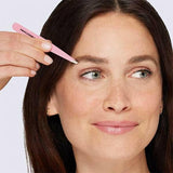 Tweezerman Shimmer Pink Full Size Slant Tweezer GOODS Superdrug