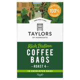 Taylors of Harrogate Rich Italian Coffee Bags 10 Pack GOODS ASDA