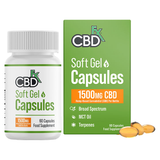 CBDfx 1500mg CBD Soft Gel Capsules 60 Capsules