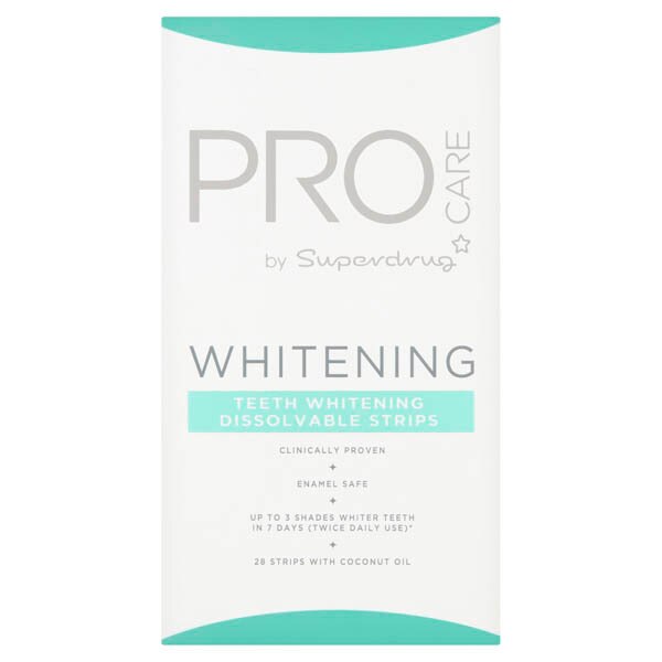 Superdrug ProCare Dissolvable Teeth Whitening Strips GOODS Superdrug