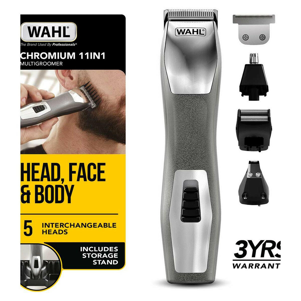 Wahl Trimmer Kit Chromium 11-in-1 Multi Men's Toiletries Boots