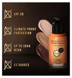 Max Factor Facefinity All Day Flawless 3 in 1 SPF 20 Vegan Foundation 30ml - McGrocer