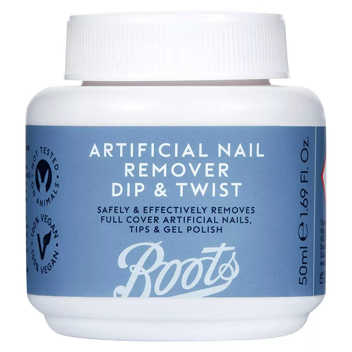 Boots Artificial Nail Remover Dip & Twist 50ml - McGrocer