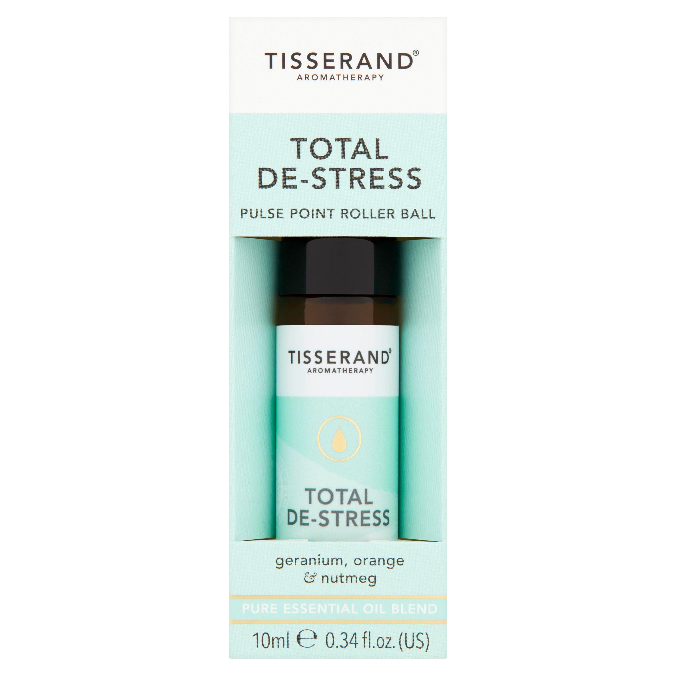 Tisserand Aromatherapy Total De-Stress Pulse Point Roller Ball 10ml GOODS Sainsburys