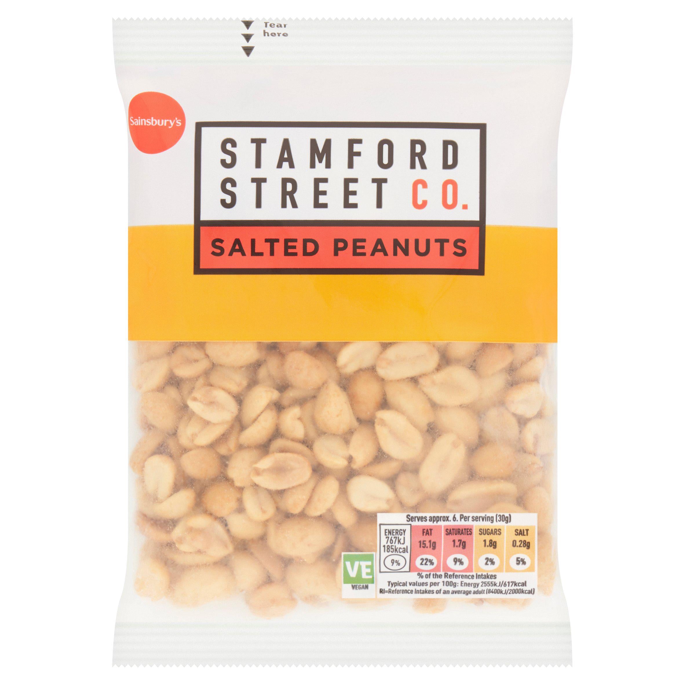 Stamford Street Co. Salted Peanuts 200g GOODS Sainsburys