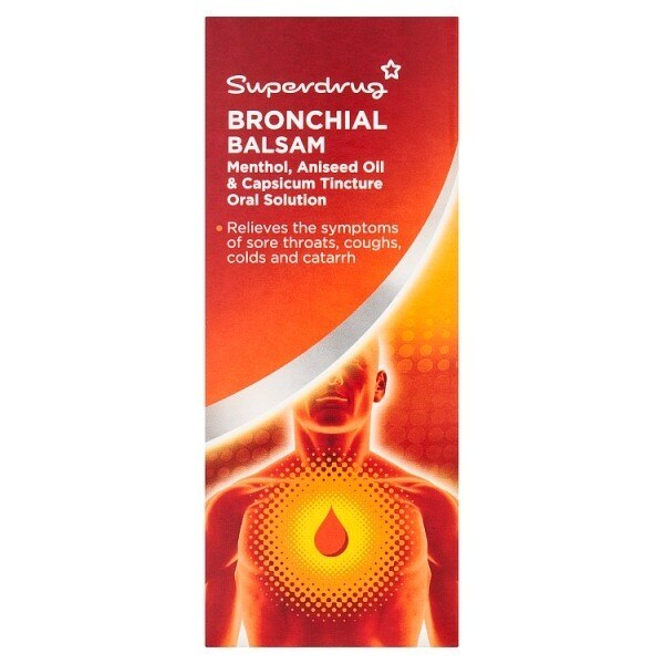 Superdrug Bronchial Balsam Cough Syrup 200ml GOODS Superdrug