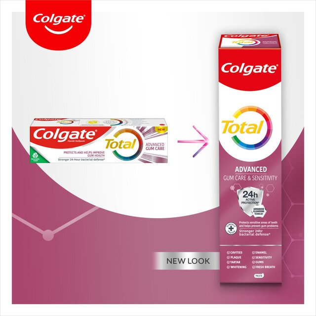 Colgate Total Advanced Gum Care & Sensitive Toothpaste 75ml - McGrocer