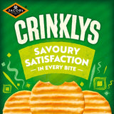 Jacob's Crinkly's Cheese & Onion Flavour Baked Snacks Multipack 6 per pack - McGrocer