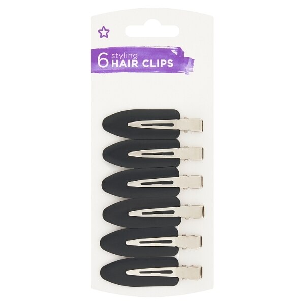 Superdrug No Crease Styling Clips 6pk GOODS Superdrug