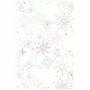 Sainsburys Home Silver Pink Snowflake Tablecover 120x180cm