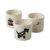 Sainsburys Home Christmas Spice Scotty Dog Set Of 3 Candles
