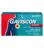 Gaviscon Advance Tabs Heartburn Relief - Mint 24 Tablets