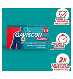 Gaviscon Advance Tabs Heartburn Relief - Mint 24 Tablets