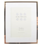 Sixtrees park lane rose gold photo frame 4x6