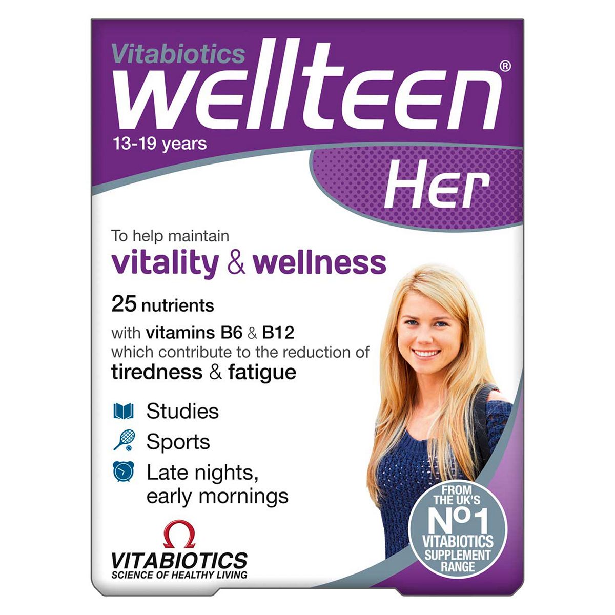 Vitabiotics Wellteen Her - 30 Tablets GOODS Boots