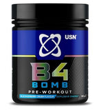 USN B4 Bomb pre-workout drink blue raspberry 180g