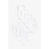 White Long-Sleeved Bodysuits - 7 Pack GOODS Boots