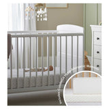 CuddleCo Juliet Cot Bed and Lullaby Foam Mattress White