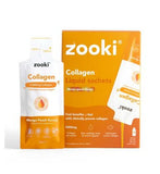 Zooki Marine Collagen 5000mg Mango Peach Flavour - 14x15ml Liquid Sachets