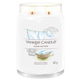 Yankee Candle Signature Large Jar Clean Cotton GOODS Boots