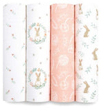 Aden Anais Essentials Cotton Muslin Swaddle Blankets Blushing Bunnies