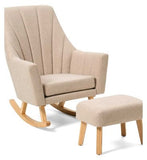 Tutti Bambini Jonah Rocking Chair Foot Stool Stone