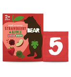 BEAR Paws Fruit Shapes Strawberry Apple Multipack 5 x 20g