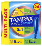 Tampax compak Tampons pearl multi reg super 24s