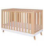 Tutti Bambini Hygge Mini Cot Bed WhiteLight Oak