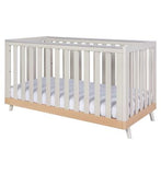 Tutti Bambini Hygge Cot Bed Light OakWhite Sand