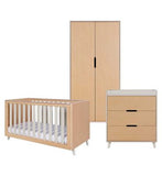 Tutti Bambini Fika 3 Piece Room Set Light OakWhite Sand