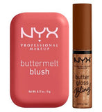 NYX Buttermelt Blush Feeling Butta 02 5g Buttergloss Bling Pay me in Gold Lip Gloss 8ml Duo
